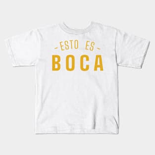 Esto es Boca - GOLD Kids T-Shirt